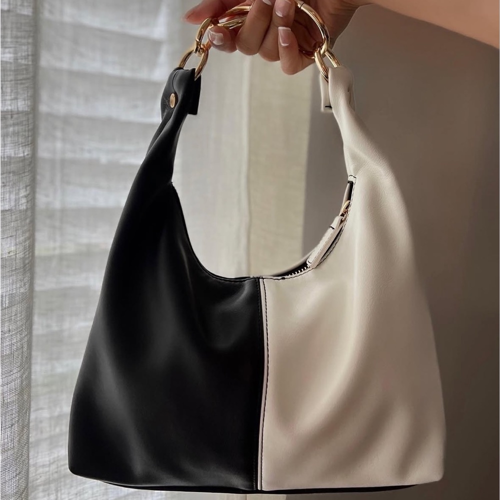 Urban Outfitters Black and White Hobo Bag